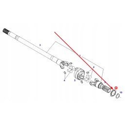 F339300020040 PTO shaft ring