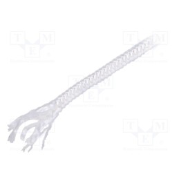 100 m x FAVIER - SI-1,5-WH-100 - Insulating tube, silica fiber, white, max.1050°C, Øint: 1.5mm