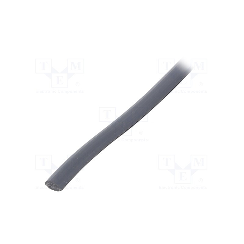 1 rol x KURANT - OKB-0,5 GRAY - Hole and edge shield, PVC, L: 10m, grey, H: 6mm, W: 4mm, -30÷70°C