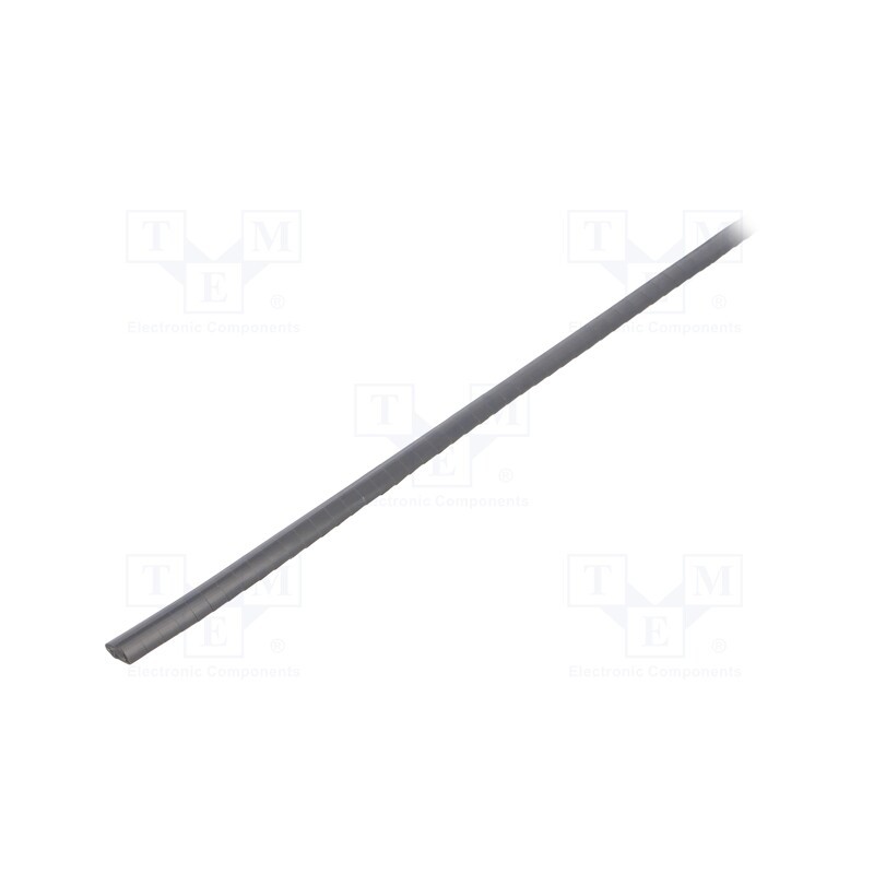 1 rol x KURANT - OKB-N-0,5 GRAY - Hole and edge shield, PVC, L: 10m, grey, H: 6mm, W: 4mm, -30÷70°C