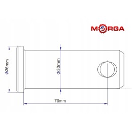 C 385 lower hook bracket mounting pins c 3