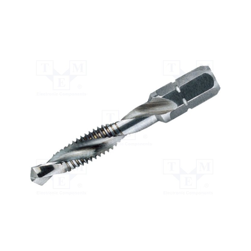 1 pcs x WIHA - 27898 SB7807004039 - Tap, M4, 39mm, metal,plastic, Mounting: 1/4' (C6,3mm)