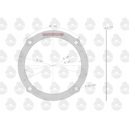 Set of final drive seals 50528020 50
