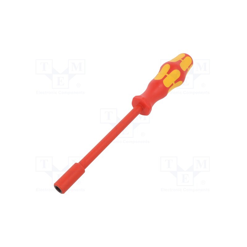 1 pcs x WERA - 5345280001 - Screwdriver, insulated, 6-angles socket, HEX 3/16'