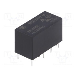 1 pcs x HONGFA RELAY - HFD27/012-M - Relay: electromagnetic, DPDT, Ucoil: 12VDC, 2A, 1A/125VAC, 2A/30VDC
