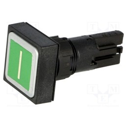 1 pcs x EATON ELECTRIC - Q25D-11 - Switch: push-button, 16mm, Stabl.pos: 1, green, Pos: 2, -25÷70°C