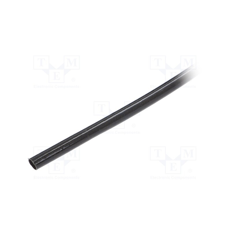 100 m x SYNFLEX - 3110008012 - Insulating tube, fiberglass, black, -20÷155°C, Øint: 8mm
