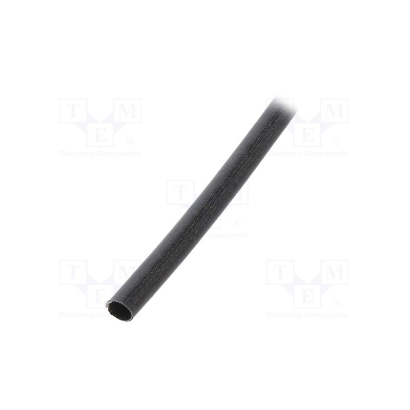100 m x SYNFLEX - 3110006012 - Insulating tube, fiberglass, black, -20÷155°C, Øint: 7mm
