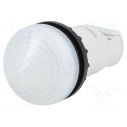 1 pcs x EATON ELECTRIC - M22-LCH-W - Control lamp, 22mm, RMQ-Titan, -25÷70°C, Ø22.5mm, IP67, white