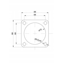 C 385 gearbox cover gasket