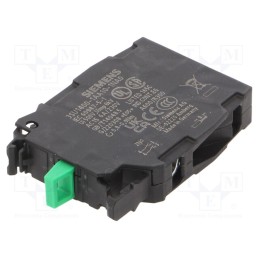 1 pcs x SIEMENS - 3SU1400-1AA10-1NA0 - Contact block, 22mm, -25÷70°C, Leads: screw terminals, SIRIUS ACT