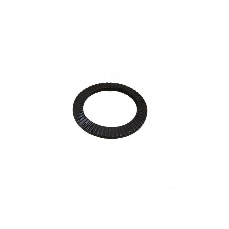 Serrated washer for the injection pump speed regulator