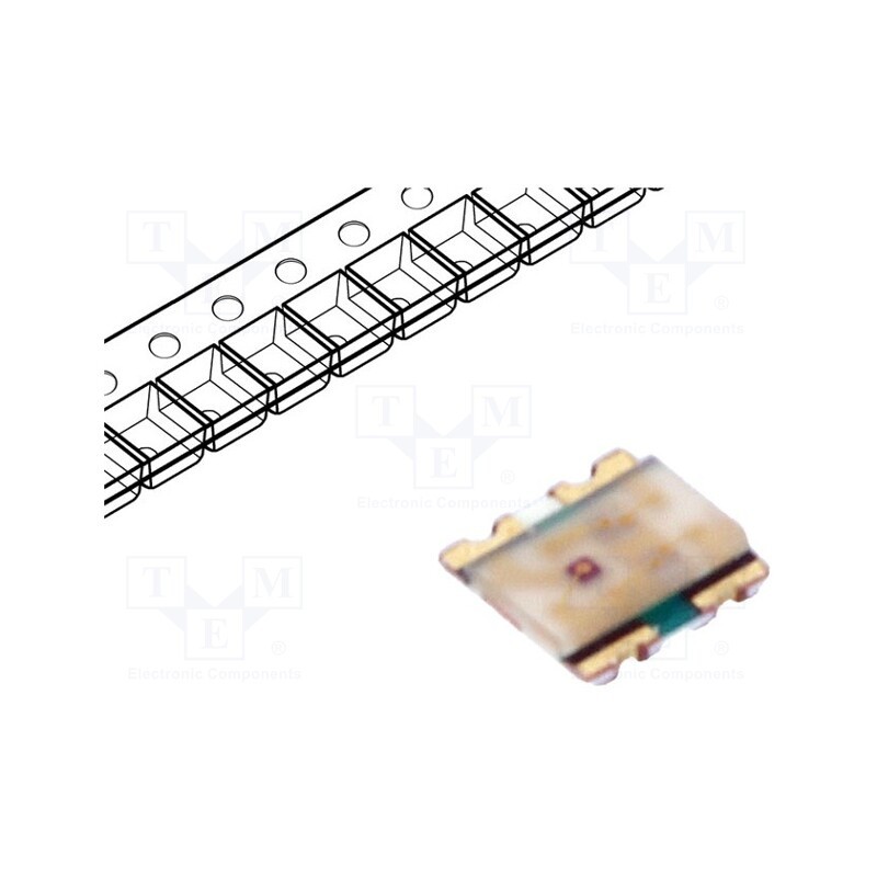 2 pcs x LITEON - LTST-C19HE1WT - LED, SMD, 0606, RGB, 1.6x1.6x0.35mm, 130°, 20mA, Variant: tricolour