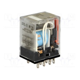 1 pcs x OMRON - MY4 12VDC (S) - Relay: electromagnetic, 4PDT, Ucoil: 12VDC, Icontacts max: 5A, 0.9W