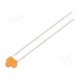 2 pcs x VISHAY - TLUO2401 - LED, 1.8mm, red, 4÷20mcd, 20°, Front: convex, 2÷3V, No.of term: 2