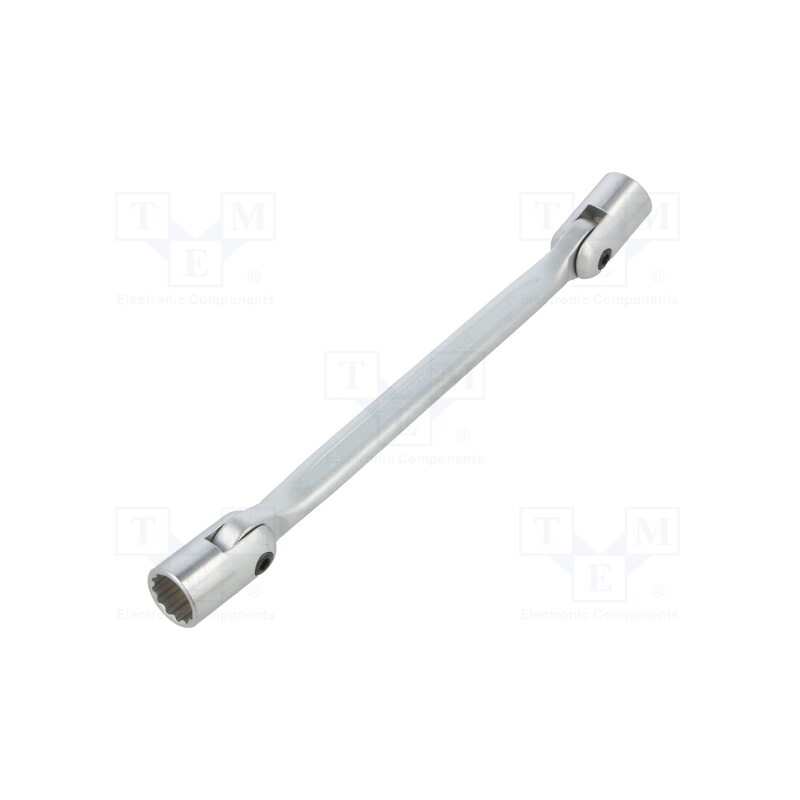 1 pcs x KING TONY - 19101617 - Wrench, socket spanner,with joint, 16mm,17mm, L: 259mm