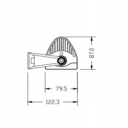 Halogen LED arc work lamp 300w 25500lm