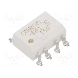 1 pcs x OMRON OCB - G3VM-62F1 - Relay: solid state, DPST-NO, Icntrl: 25mA, 500mA, max.60VAC, SMT