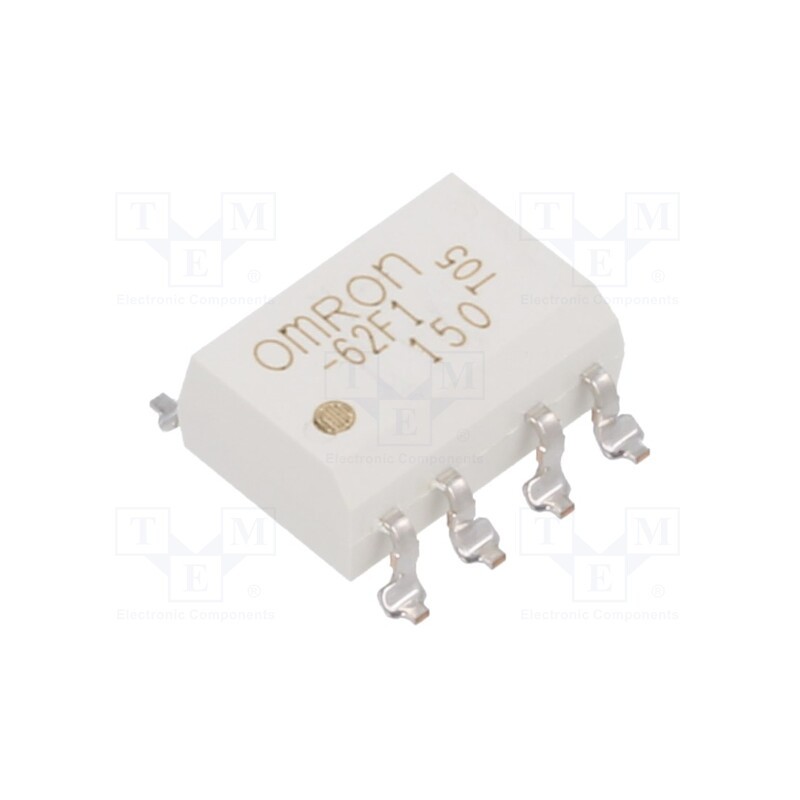 1 pcs x OMRON OCB - G3VM-62F1 - Relay: solid state, DPST-NO, Icntrl: 25mA, 500mA, max.60VAC, SMT