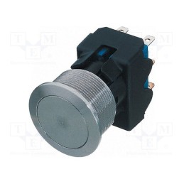 1 pcs x SCHURTER - 1241.6921.1120000 - Switch: vandal resistant, Pos: 2, DPDT, 3A/250VAC, IP67, ON-(ON)