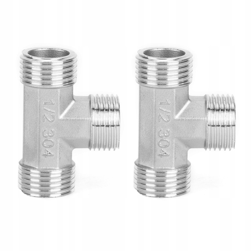 1 2 triple stainless steel external thread