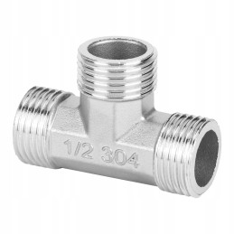 1 2 triple stainless steel external thread