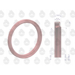 Sealing ring, oil seal 133