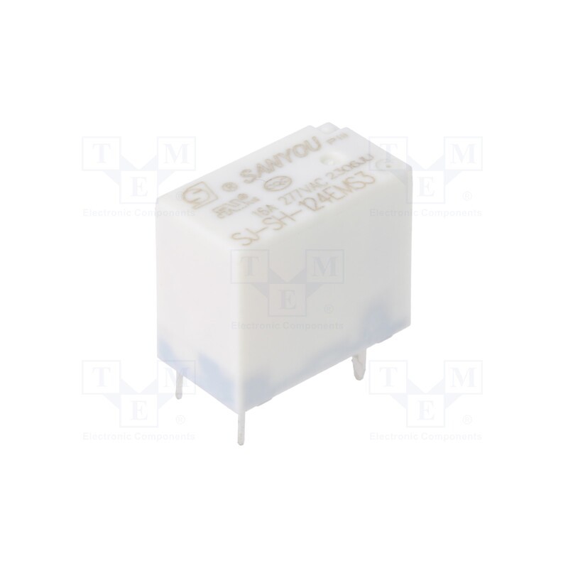 1 pcs x SANYOU - SJ-SH-124EMS - Relay: electromagnetic, SPST-NO, Ucoil: 24VDC, Icontacts max: 16A