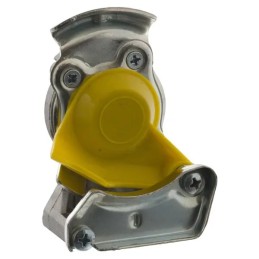 Open pneumatic connector m22x1 5 yellow