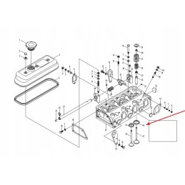 Km385bt 03103 intake valve seat