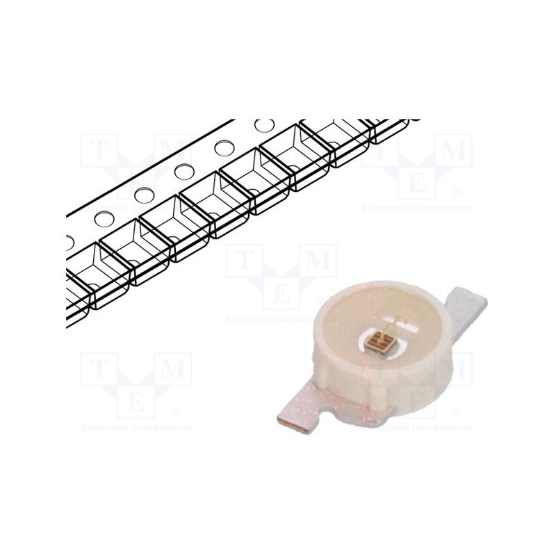 2 pcs x ams OSRAM - LS P47F-U1AA-1-1 - LED, SMD, red, 1.52÷3.78lm, 450÷1120mcd, Ø2.1mm, 120°, 1.8÷2.4V