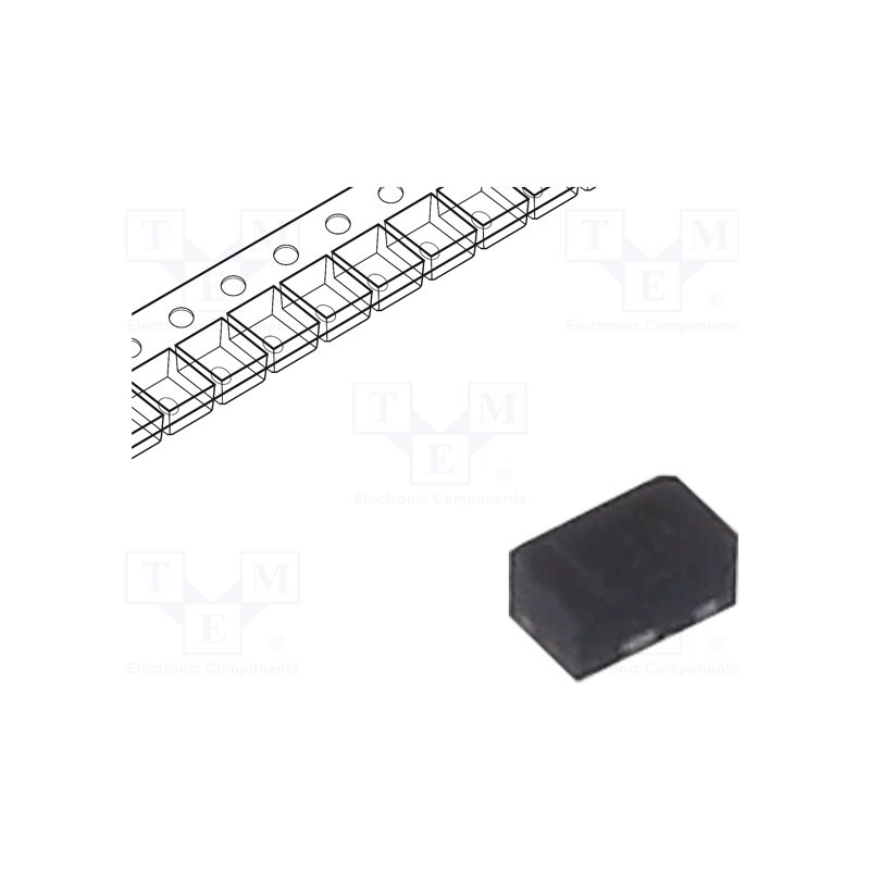 10 pcs x DIODES INCORPORATED - BAV70LP-7 - Diode: switching, SMD, 75V, 150mA, 4ns, X1-DFN1006-3, Ufmax: 1.25V