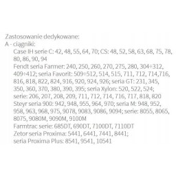 Headlight lamp farmtrac fend case zetor iix