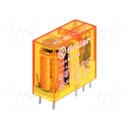 1 pcs x FINDER - 40.52.8.048.0000 - Relay: electromagnetic, DPDT, Ucoil: 48VAC, Icontacts max: 15A