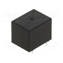 1 pcs x SANYOU - SRD-SH-124D4 - Relay: electromagnetic, SPDT, Ucoil: 24VDC, Icontacts max: 10A
