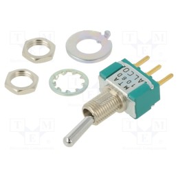 1 pcs x TE Connectivity - 1-1437558-1 - Switch: toggle, Pos: 2, SPDT, ON-ON, 3A/250VAC, 4A/28VDC, -20÷80°C