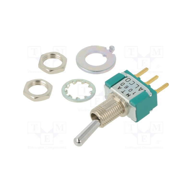 1 pcs x TE Connectivity - 1-1437558-1 - Switch: toggle, Pos: 2, SPDT, ON-ON, 3A/250VAC, 4A/28VDC, -20÷80°C