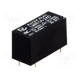 1 pcs x Recoy/RAYEX ELECTRONICS - LMR1A-24D - Relay: electromagnetic, SPST-NO, Ucoil: 24VDC, 12A, 12A/250VAC