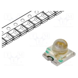 2 pcs x KINGBRIGHT ELECTRONIC - KPD-3224ZGC - LED, SMD, 3224, green, 1900÷3000mcd, 3.2x2.4x2.4mm, 20°, 3.3÷4.1V