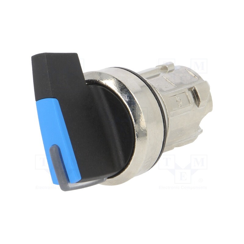 1 pcs x SIEMENS - 3SU1052-2CF50-0AA0 - Switch: rotary, 22mm, Stabl.pos: 2, blue, depending on the holder