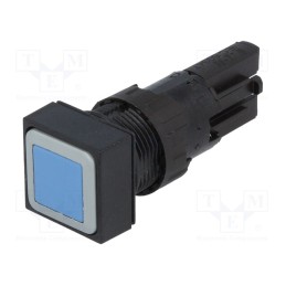 1 pcs x EATON ELECTRIC - Q18D-BL - Switch: push-button, 16mm, Stabl.pos: 1, blue, Pos: 2, -25÷70°C