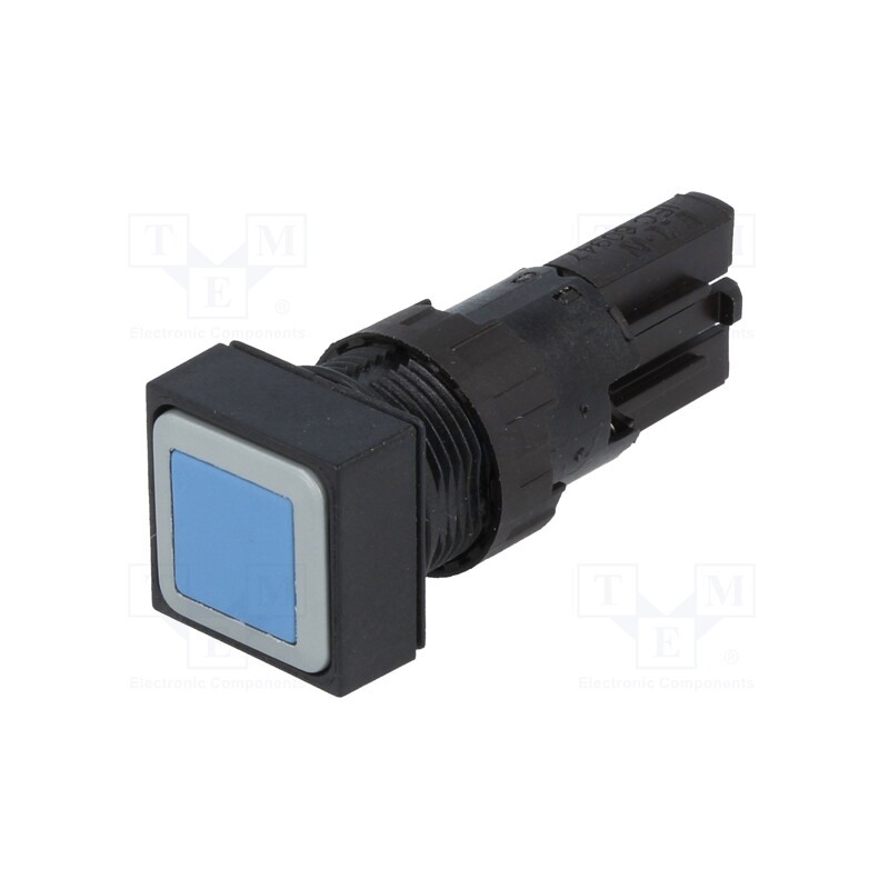 1 pcs x EATON ELECTRIC - Q18D-BL - Switch: push-button, 16mm, Stabl.pos: 1, blue, Pos: 2, -25÷70°C