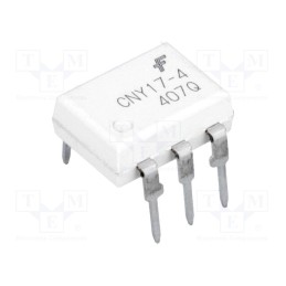 2 pcs x ONSEMI - CNY174M - Optocoupler, THT, Ch: 1, OUT: transistor, Uinsul: 4.17kV, Uce: 100V