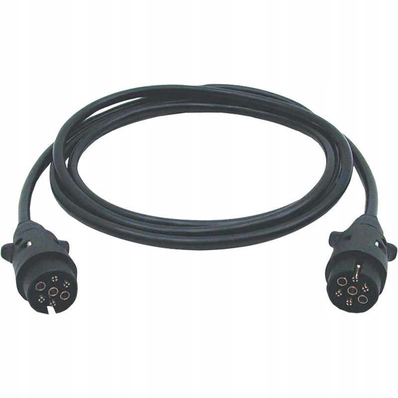 Electric cable 3 5 m 5 cores 2 plugs
