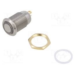 1 pcs x ITW LUMEX SWITCH - W12M-E11HN - Switch: vandal resistant, Pos: 2, SPST-NO, 0.25A/12VDC, OFF-(ON)