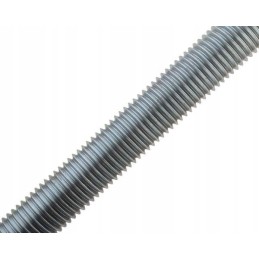 Threaded rod m8x1000mm class 8 8 din975 galvanized
