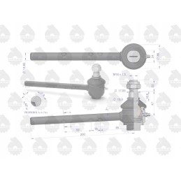 Left ball joint mf 3 original ursus