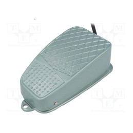 1 pcs x HIGHLY ELECTRIC - EFS-B (WITH 1M CABLE) - Switch: foot, Stabl.pos: 1, SPDT, 6A/250VAC, IP50, Leads: lead 1m