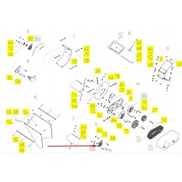 101979682 bearing of the discharge pipe screw drive
