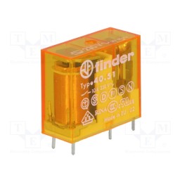 1 pcs x FINDER - 40.51.8.230.0000 - Relay: electromagnetic, SPDT, Ucoil: 230VAC, Icontacts max: 20A